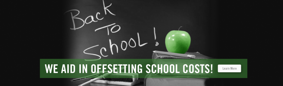 we aid in offsetting school costs!